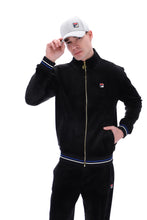 Load image into Gallery viewer, Falken Velour Track Top With Gold Details
