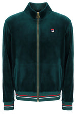 Falken Velour Track Top With Gold Details