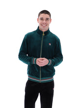 Load image into Gallery viewer, Falken Velour Track Top With Gold Details

