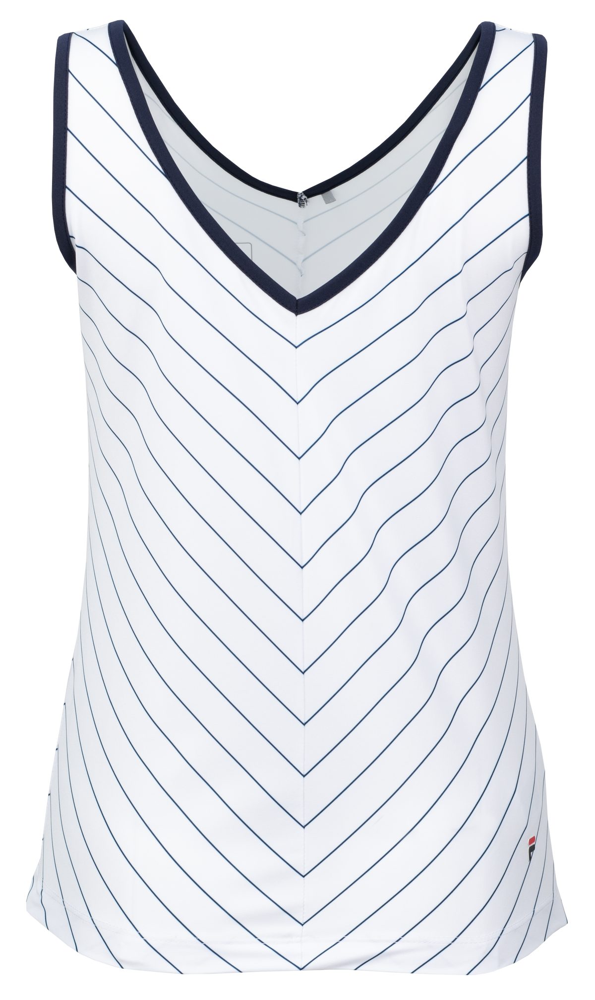 White Caroline Tennis Tank Top