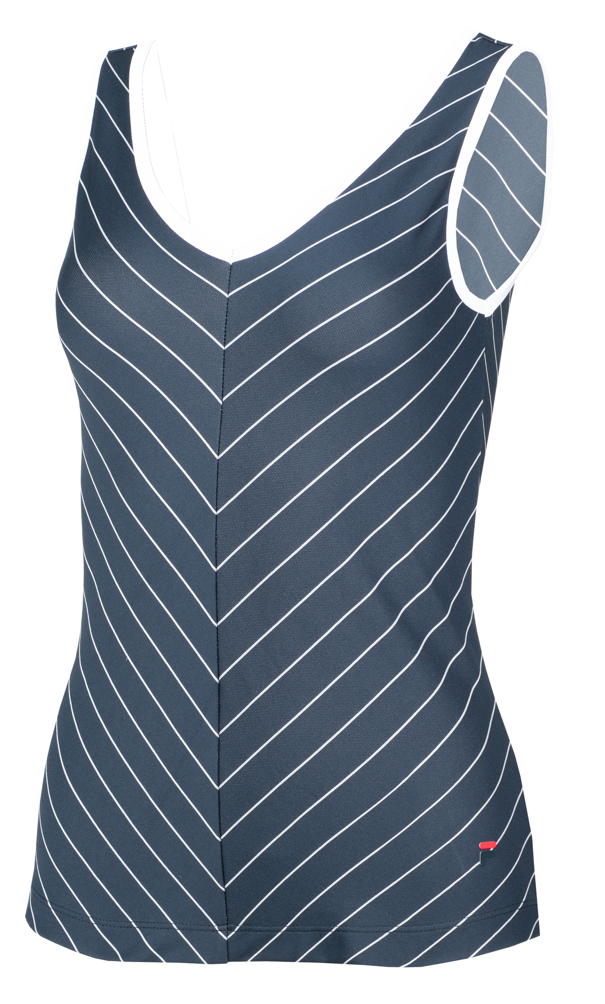 Blue Caroline Tennis Tank Top