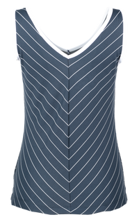 Blue Caroline Tennis Tank Top