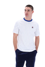 Load image into Gallery viewer, Fionn Pin Striped T-Shirt With Contrast Collar
