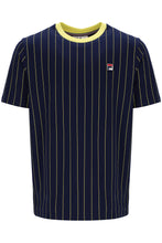 Load image into Gallery viewer, Fionn Pin Striped T-Shirt With Contrast Collar
