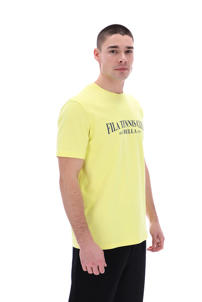 Mens yellow store fila shirt