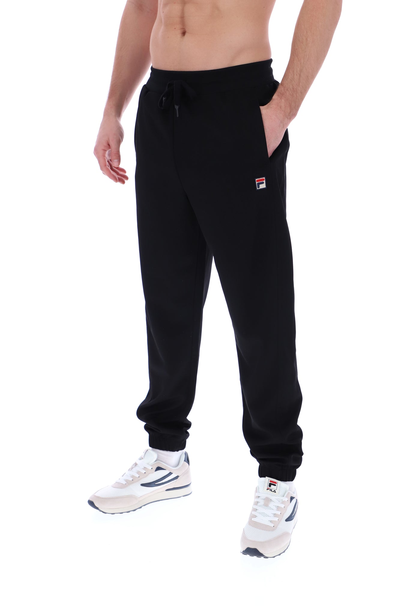 Buy Fila Black Regular Fit Joggers for Mens Online  Tata CLiQ