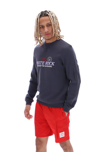 John Sleeve Pocket Crew Sweatshirt