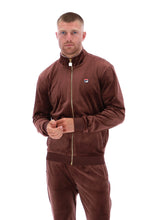 Load image into Gallery viewer, Irving Velour Track Top
