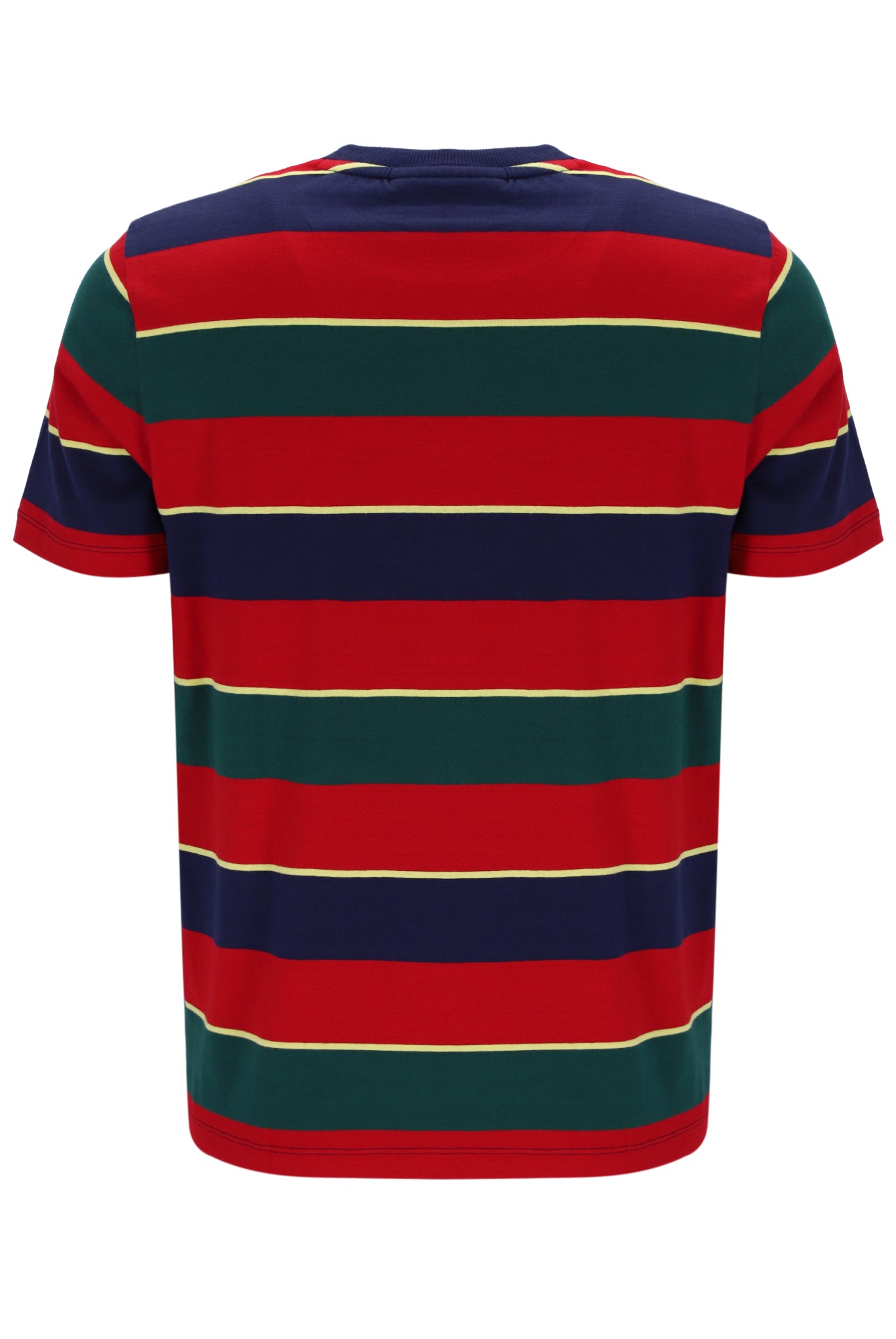 red white and blue striped t shirt