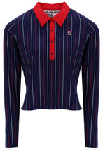 Load image into Gallery viewer, Jada Long Sleeve BB1 Polo Top
