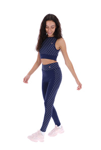 Karla Pin Striped Bra Top