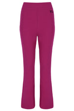 Luna Womens Thick Rib Flared Trouser