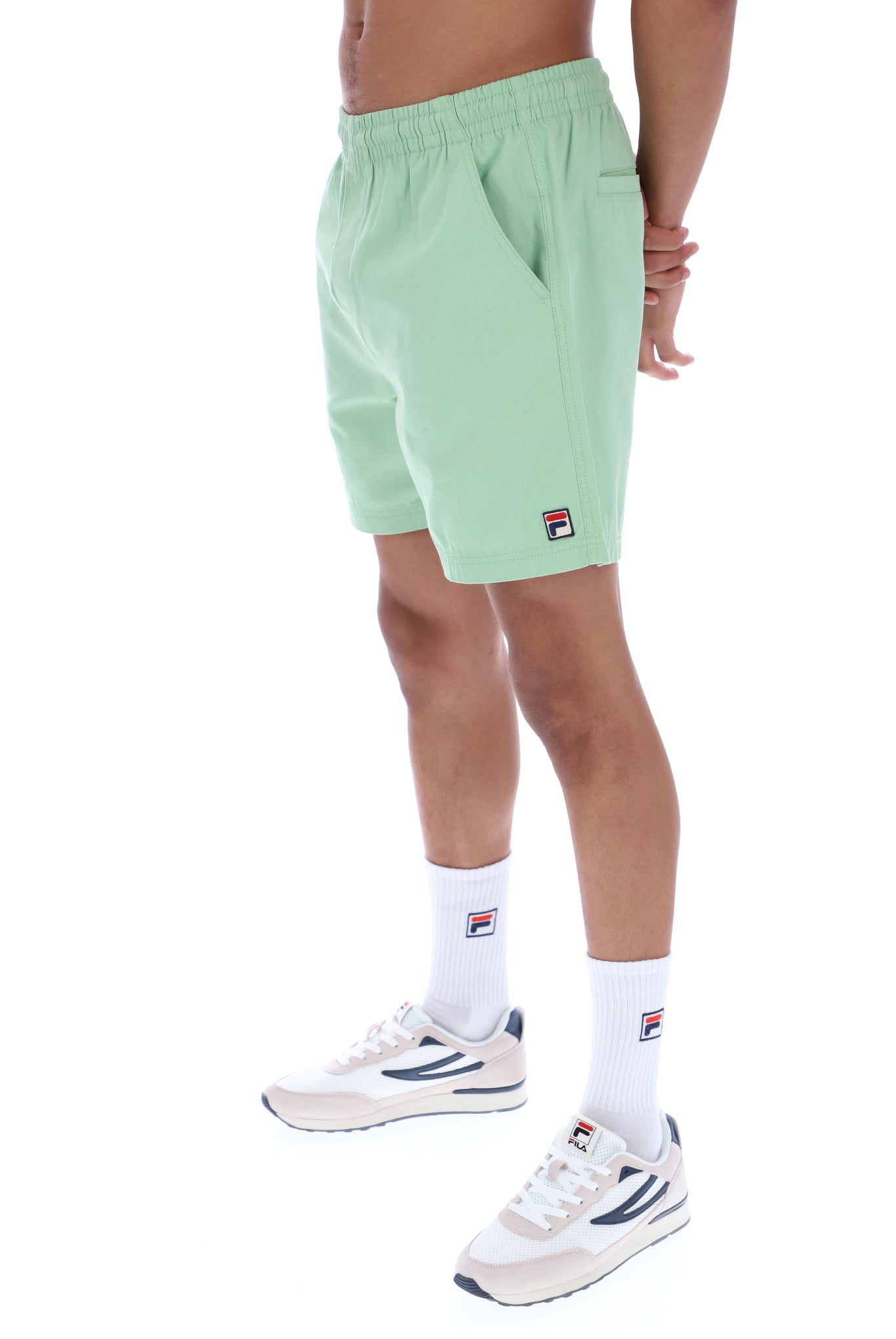 fila shorts mens green