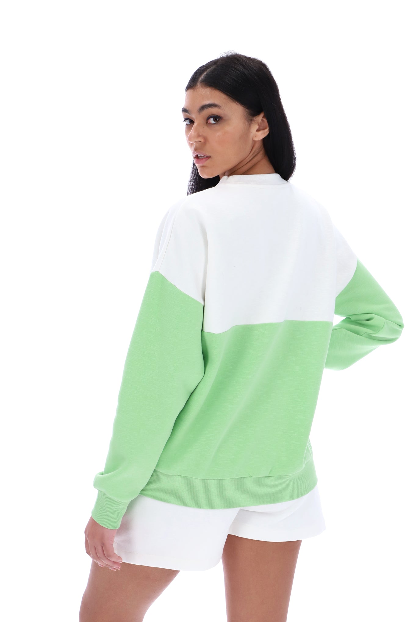 Fila charlotte hotsell crop sweatshirt