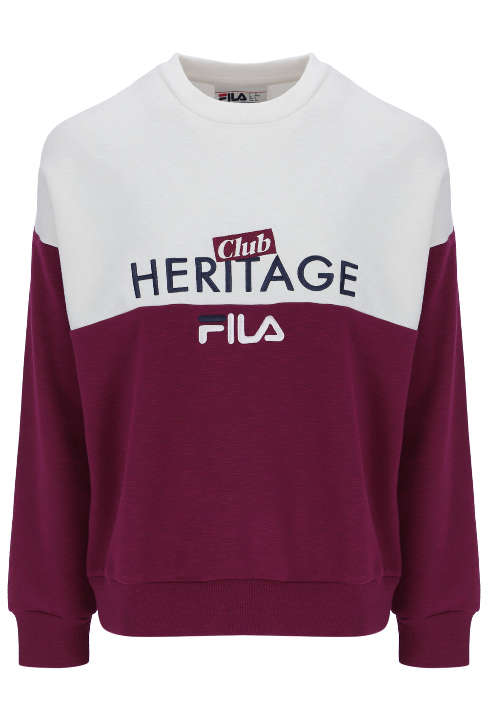 Marlowe Colour Block Oversized Crew Sweatshirt