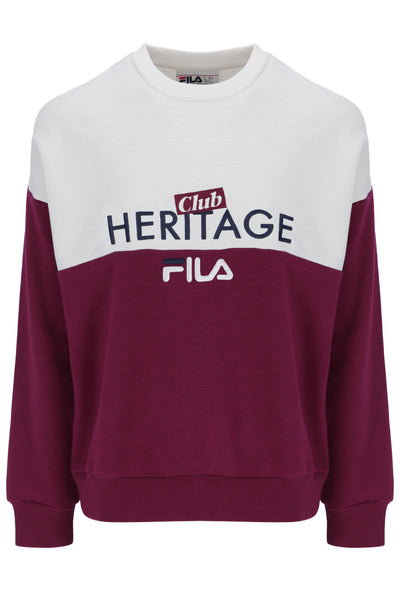 Marlowe Colour Block Oversized Crew Sweatshirt