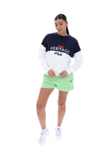 Load image into Gallery viewer, Marlowe Colour Block Oversized Crew Sweatshirt
