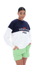 Load image into Gallery viewer, Marlowe Colour Block Oversized Crew Sweatshirt
