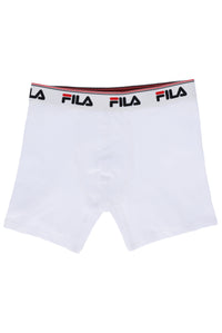 Mid-rise men's boxers with the FILA logo on the waistband