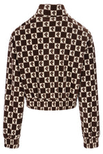 Marla Checkerboard Print Polar Fleece