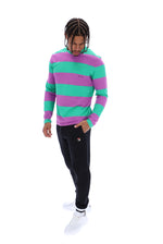 Morley Unisex Oversized Stripe Long Sleeved Pocket Tee