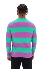 Morley Unisex Oversized Stripe Long Sleeved Pocket Tee