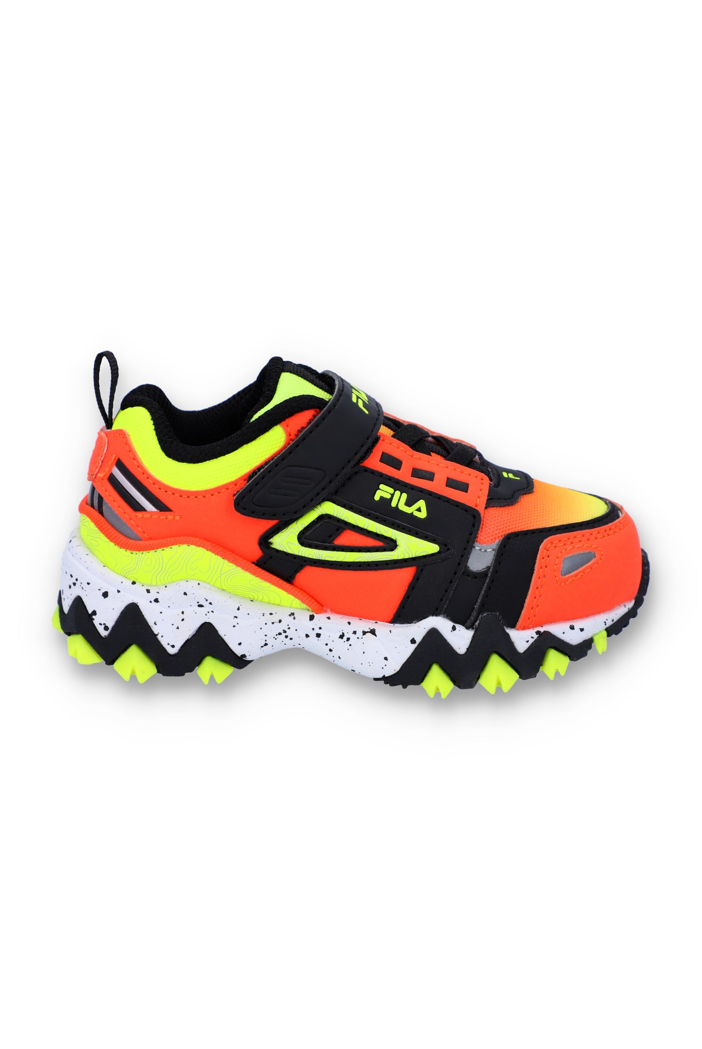 Fila trainer blue black hot sale orange