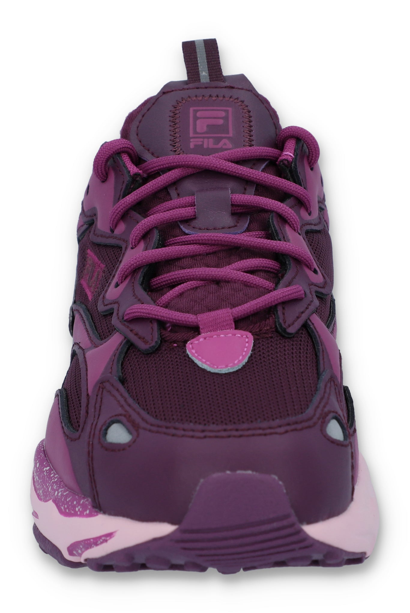 Fila ray store pink trainers