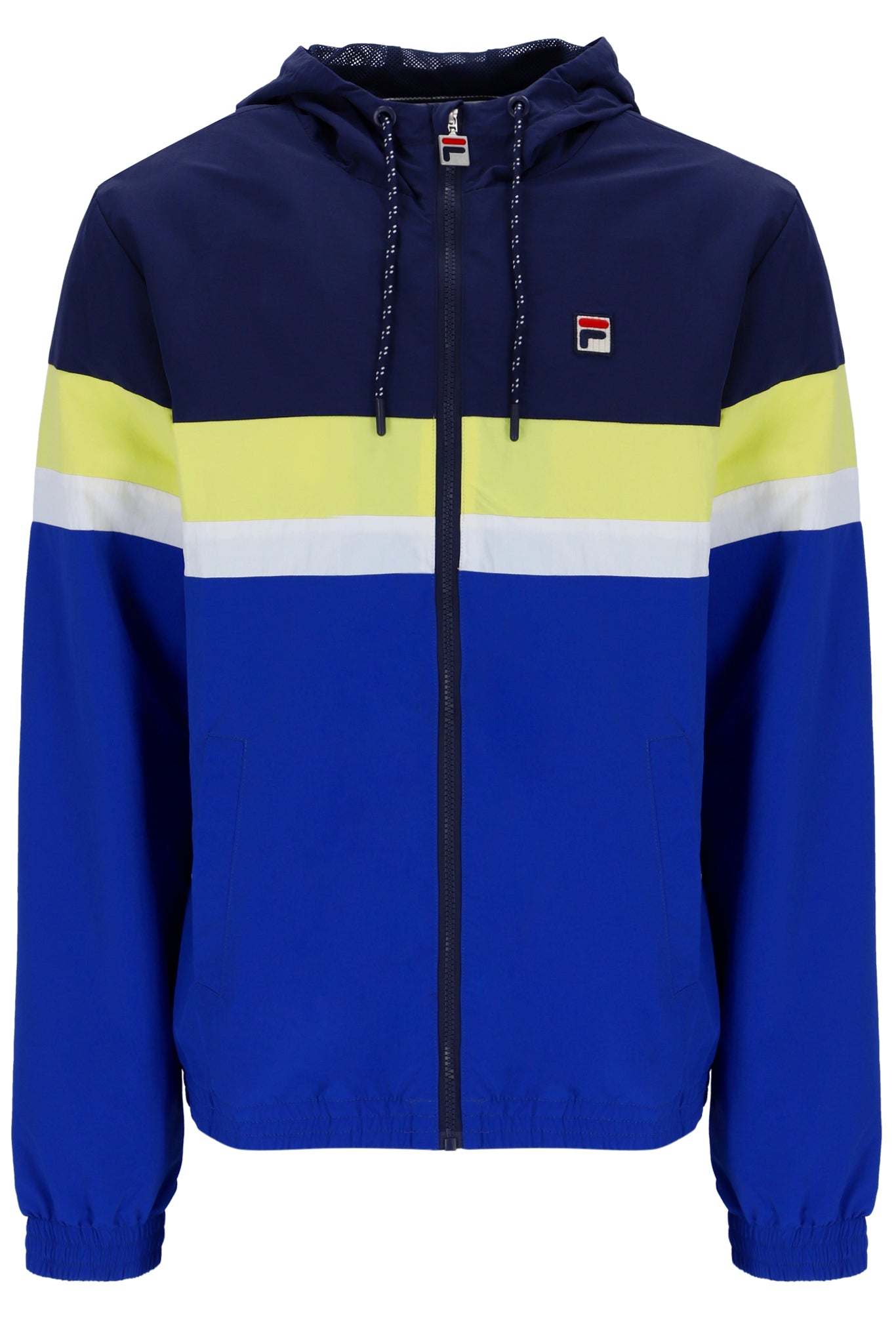 Shaan Colour Block Zip Up Jacket Fila UK
