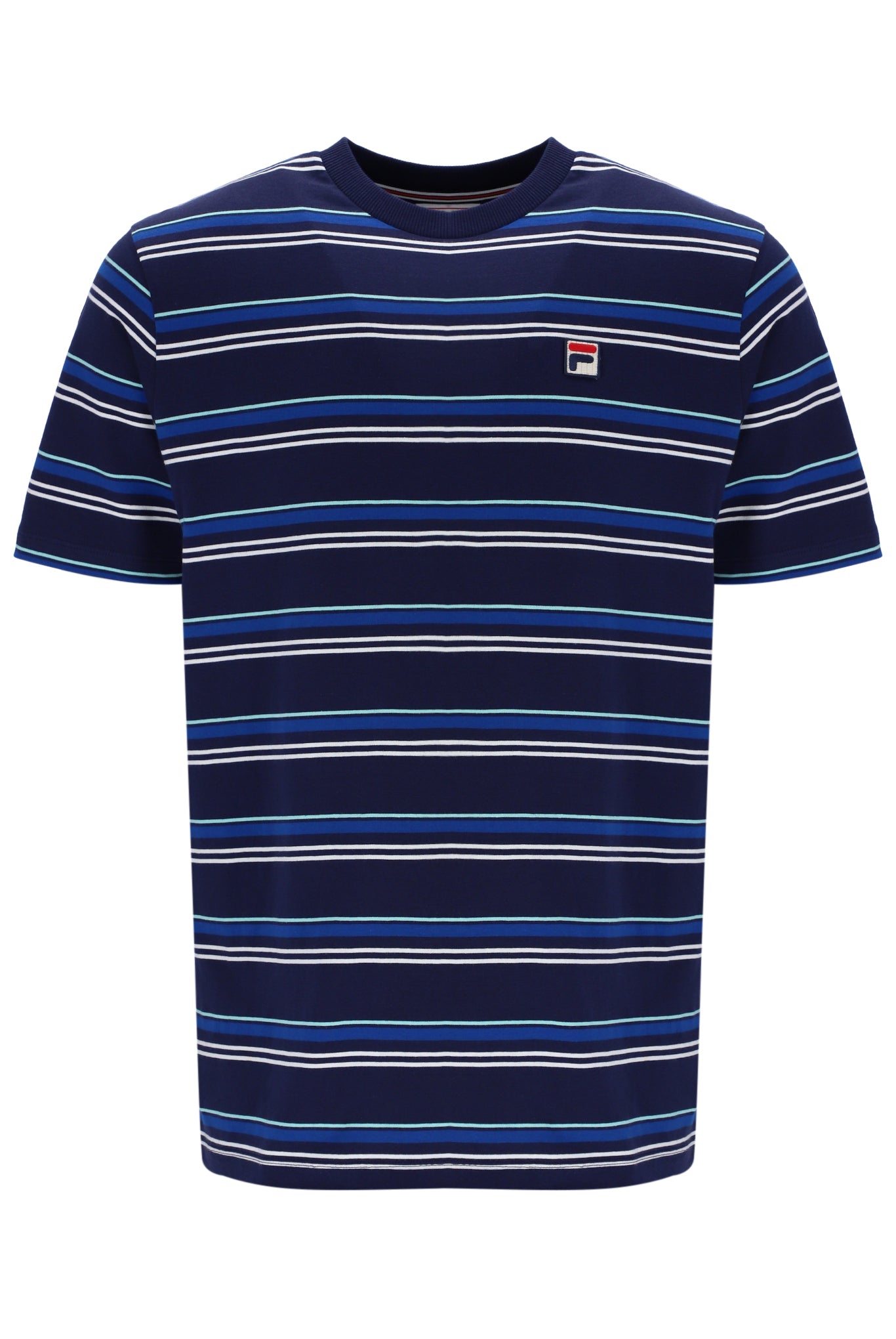 Stan Yarn Dye Striped T Shirt Fila UK