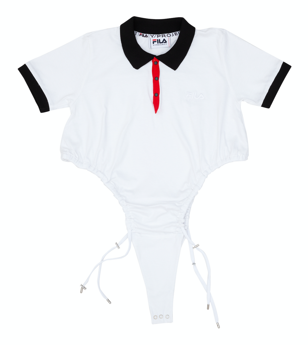 Y/PROJECT x FILA Ruched Body Polo