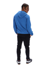 Seppi Pinstripe Print Back Hoodie