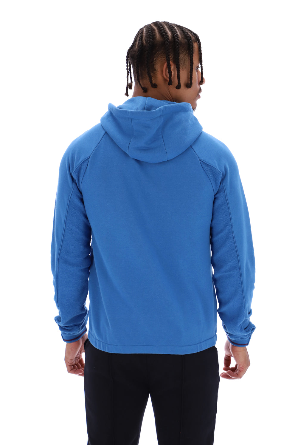 Seppi Pinstripe Print Back Hoodie