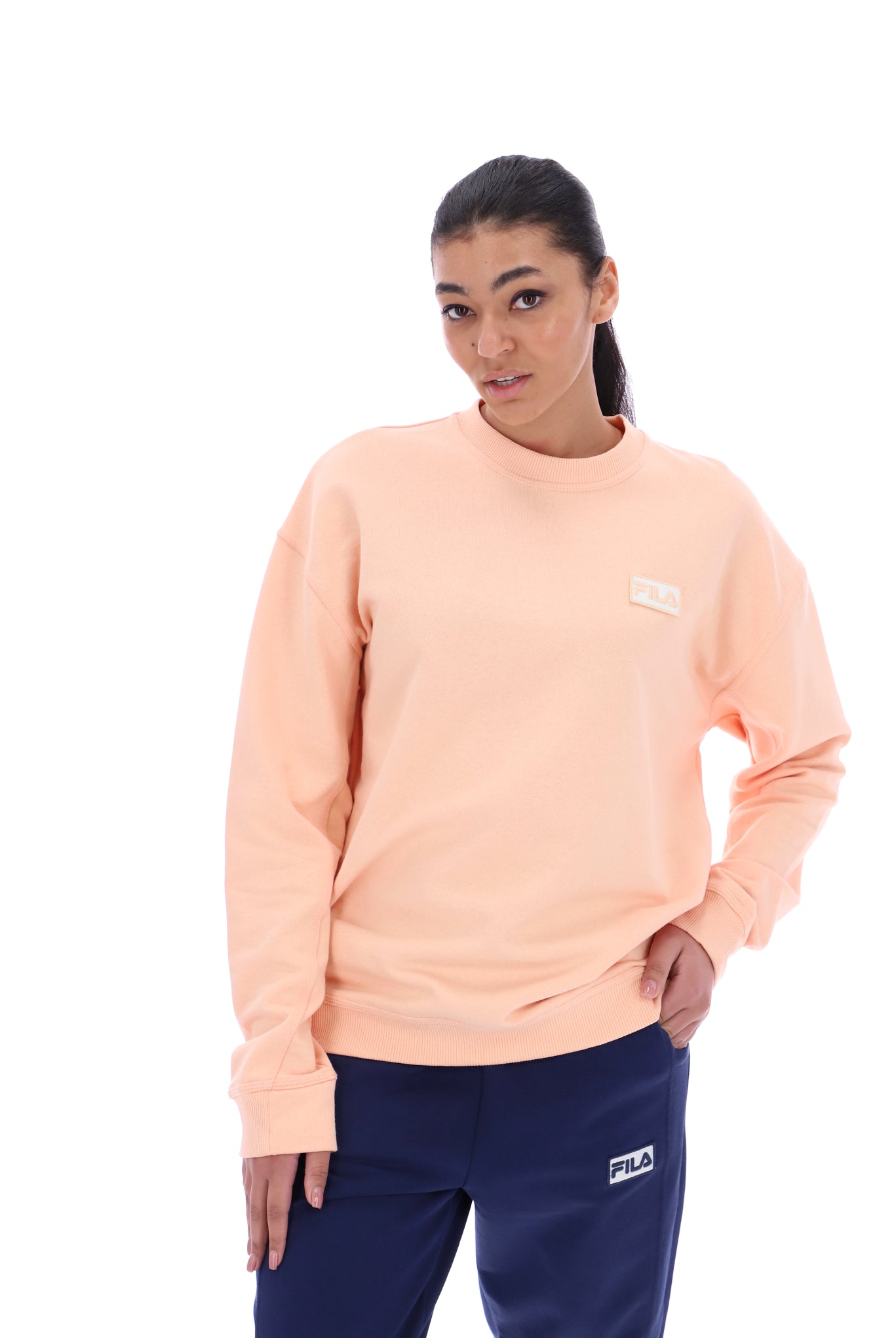 Trev Unisex Sweatshirt With Seam Details Fila UK