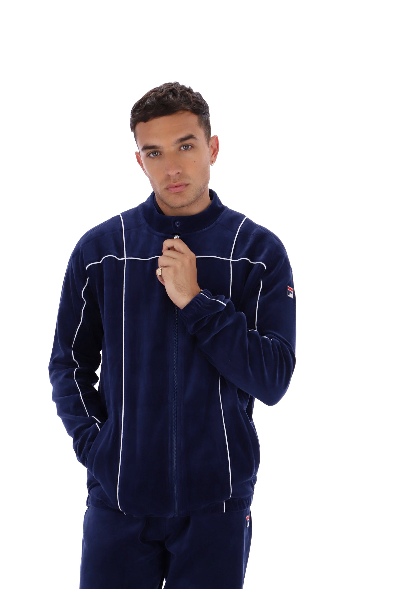 Tusk Classic Velour Track Top – Fila UK