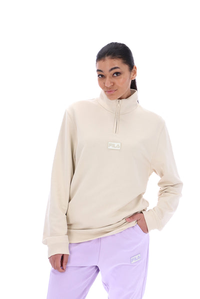 Fila unisex Trev sweatshirt with seam detail in oatmeal