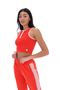 Tyla Ribbed Cropped Vest