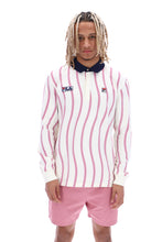 Load image into Gallery viewer, Woodrow Wave Stripe Rugby Shirt
