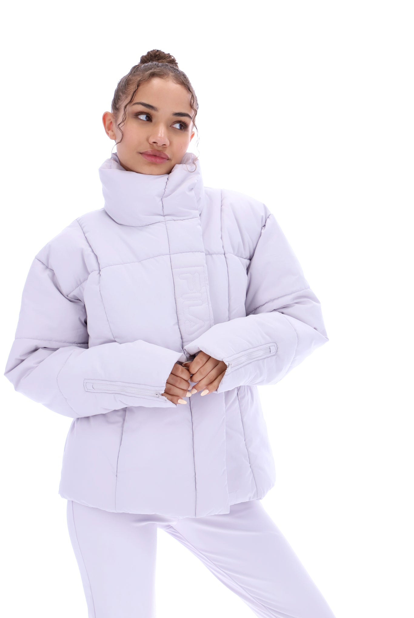 Zalikah Crop Puffer Jacket Fila UK