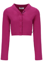 Load image into Gallery viewer, Zara Womens Thick Rib Crop Cardigan
