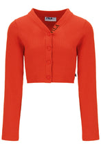 Load image into Gallery viewer, Zara Womens Thick Rib Crop Cardigan
