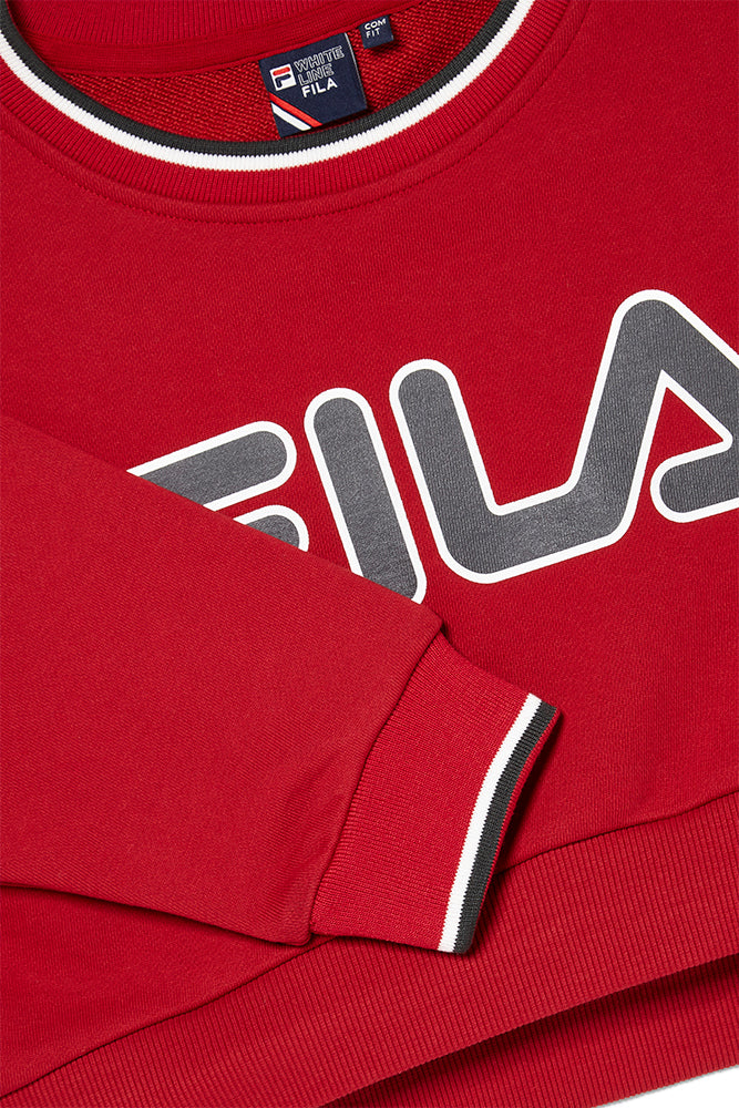 Fila mariah crop sweater outlet